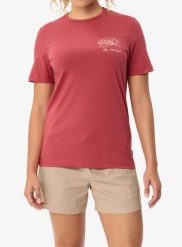 Koszulka bawełniana damska Vaude Spirit T-Shirt II. Czerwone t-shirty damskie Vaude, l, bez wzorów, z bawełny, bez kołnierzyka. Za 97.89 zł.