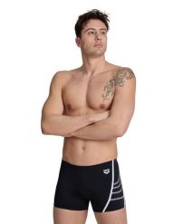 Kąpielówki męskie spodenki kąpielowe bokserki na basen Arena Losange. Białe kąpielówki męskie Arena, l, bez wzorów, z materiału, na fitness i siłownię. Za 91.98 zł.