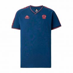 Koszulka OGC Nice Areivi 2025/26. Niebieskie t-shirty sportowe męskie Kappa, l, z jersey, bez ramiączek, do piłki nożnej. Za 282.32 zł.