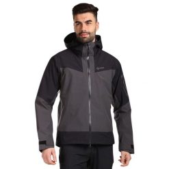 Męska kurtka przeciwdeszczowa hardshell Kilpi MAMBA-M. Szare kurtki męskie Kilpi, m, bez wzorów, z hardshellu, bez kaptura. Za 559.50 zł.