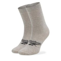 Skarpety długie Reebok. Szare skarpetki męskie Reebok, bez wzorów. Za 26.99 zł.