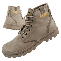 Buty sportowe męskie Palladium Pampa Hi Coated. Zielone buty sportowe na co dzień męskie Palladium, bez zapięcia. Za 289.00 zł.