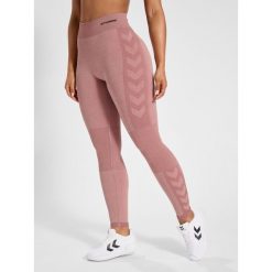 Legginsy damskie Hummel Clea. Fioletowe legginsy damskie HUMMEL, bez wzorów. Za 170.00 zł.