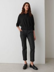 OPUS Sweter "Geigi" w kolorze czarnym rozmiar: 42. Czarne swetry klasyczne damskie Opus, bez kołnierzyka. Za 143.99 zł.