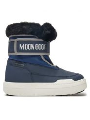 Moon Boot Śniegowce Junior Park Strap 80D3440030 Granatowy. Niebieskie buty zimowe chłopięce Moon Boot, z materiału, bez zapięcia. Za 629.99 zł.