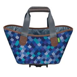 Systemowa torba na zakupy AGNETHA 2.0, głęboki ocean. Niebieskie torebki klasyczne damskie RACKTIME, bez wzorów, bez dodatków. Za 339.90 zł.