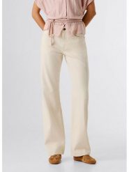 Pepe Jeans Dżinsy - Loose fit - w kolorze kremowym rozmiar: W28/L32. Brązowe jeansy damskie Pepe Jeans, z podwyższonym stanem. Za 219.08 zł.