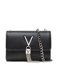 Valentino Torebka Divina VBS1R403G Czarny. Czarne torebki klasyczne damskie Valentino, bez wzorów, ze skóry, wizytowe, bez kołnierzyka, bez ramiączek. Za 229.99 zł.