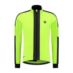 Kurtka rowerowa zimowa męska Rogelli Essential Hi Vis. Czarne kurtki treningowe męskie Rogelli, na zimę, m, bez wzorów. Za 473.00 zł.