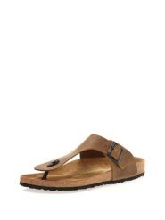 Comfortfusse Skórzane japonki w kolorze jasnobrązowym rozmiar: 42. Brązowe klapki i japonki męskie Comfortfusse. Za 252.99 zł.