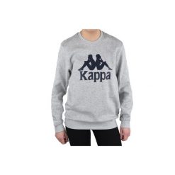 Bluza dresowa sportowa chłopięca Sertum Junior Sweatshirt. Szare bluzy z kapturem męskie Kappa, z bawełny. Za 69.99 zł.