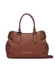 LOVE MOSCHINO Torebka JC4097PP1PLT1200 Brązowy. Brązowe torebki klasyczne damskie Love Moschino, bez wzorów, ze skóry, bez dodatków. Za 952.99 zł.