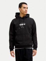 Jack & Jones Bluza Club 12290001 Czarny Relaxed Fit. Czarne bluzy bez kaptura męskie Jack & Jones, l, z bawełny. Za 179.99 zł.