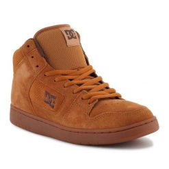 Buty DC Manteca 4 Hi M 100743-WD4 brązowe. Brązowe buty sportowe na co dzień męskie z gumy, bez zapięcia. Za 654.09 zł.