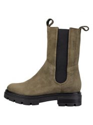 Cinque Skórzane sztyblety w kolorze khaki rozmiar: 38. Brązowe botki damskie Cinque, ze skóry, sportowe, bez obcasa, bez zapięcia. Za 323.50 zł.