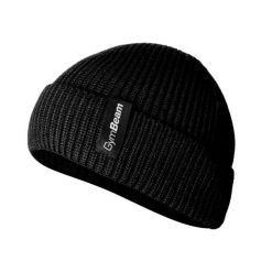 Czapka unisex zimowa czarna Alpine. Czarne czapki męskie GYMBEAM, na zimę, bez wzorów, z materiału, klasyczne. Za 50.90 zł.