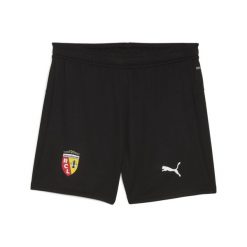Młodzieżowe szorty RC Lens 25/26 PUMA Black White. Biała szorty męskie Puma, bez wzorów, ze lnu, młodzieżowe. Za 179.00 zł.
