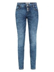 Sublevel Dżinsy - Skinny fit - w kolorze niebieskim rozmiar: L. Niebieskie jeansy damskie Sublevel. Za 109.78 zł.