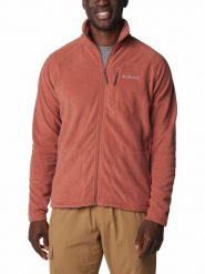 Columbia Kurtka polarowa "Fast Trek™ II" w kolorze czerwonym rozmiar: M. Czerwone kurtki męskie Columbia, m, bez wzorów, z polaru, bez kaptura. Za 100.99 zł.