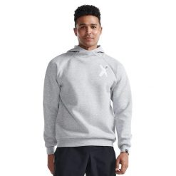 Bluza z kapturem 2XU Motion. Czarne bluzy z kapturem męskie 2XU, l, z materiału. Za 621.50 zł.