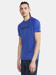 Craft Koszulka sportowa "Core Essence" w kolorze granatowym rozmiar: XXL. Niebieskie t-shirty sportowe męskie Craft, xxl, bez ramiączek, outdoorowe. Za 49.45 zł.