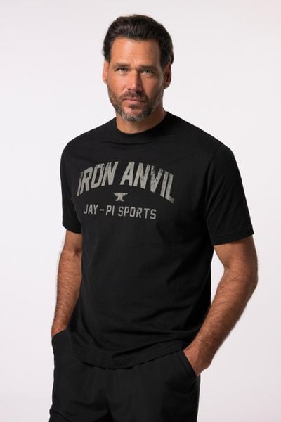 Męski T-shirt Iron Anvil fitness rękaw 1/2. Czarne t-shirty męskie JAY-PI, m, bez wzorów, z bawełny, bez kołnierzyka. Za 99.99 zł.