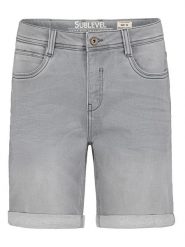 Sublevel Szorty dżinsowe w kolorze szarym rozmiar: W30. Szare szorty męskie Sublevel, z jeansu, bez kołnierzyka. Za 71.73 zł.