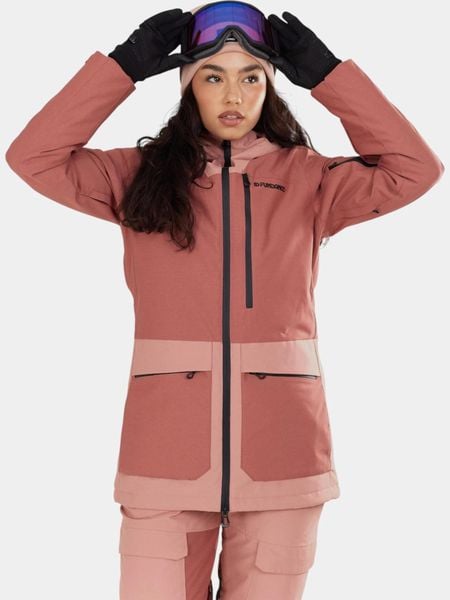 Kurtka Narciarska Damska Fundango Poplar ECO. Czarne kurtki narciarskie i snowboardowe damskie Fundango, m, bez wzorów, z materiału, z kapturem, narciarskie. Za 499.00 zł.