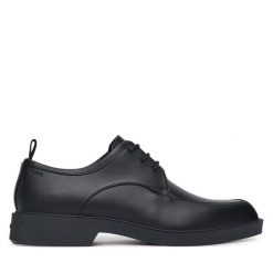 Półbuty HUGO. Czarne buty wizytowe męskie Hugo, bez zapięcia. Za 539.99 zł.