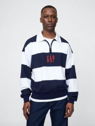 GAP Bluza w kolorze granatowo-białym rozmiar: XL. Białe bluzy bez kaptura męskie GAP, xl. Za 162.49 zł.