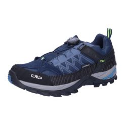 Buty sportowe męskie trekkingowe CMP Rigel wodoodporne FITGO. Czarne buty trekkingowe męskie CMP, ze skóry, bez zapięcia, trekkingowe. Za 349.95 zł.