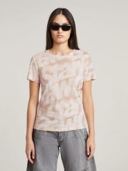 G-Star Koszulka w kolorze beżowo-kremowym rozmiar: L. Brązowe bluzki damskie G-Star, l, bez wzorów, z bawełny, retro, bez kołnierzyka, bez ramiączek. Za 78.99 zł.