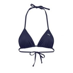 Damski trójkątny góra od bikini Puma, granatowy. Niebieskie bikini damskie Puma, bez wzorów. Za 129.99 zł.
