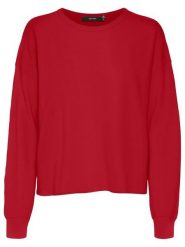 Vero Moda Sweter w kolorze czerwonym rozmiar: M. Czerwone swetry klasyczne damskie Vero Moda, m, ze splotem, bez kołnierzyka. Za 48.16 zł.