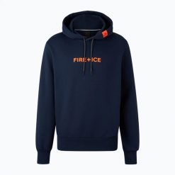 Bluza męska BOGNER FIRE+ICE Covell. Niebieskie bluzy z kapturem męskie m, z bawełny. Za 559.99 zł.