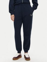 Tommy Hilfiger Spodnie dresowe WW0WW45576 Granatowy Regular Fit. Niebieskie spodnie dresowe damskie Tommy Hilfiger, xl, bez wzorów, z bawełny. Za 339.99 zł.