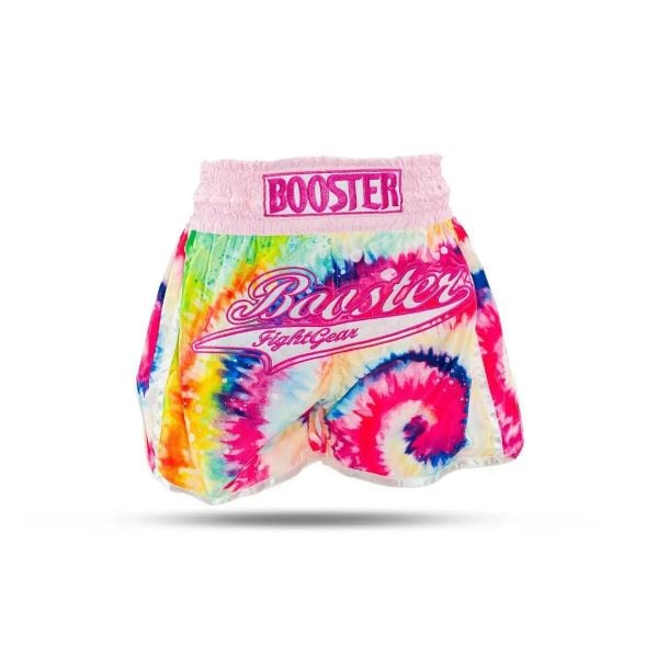 Damskie spodenki do boksu tajskiego Booster Fight Gear TBT Swirl 3. Czerwone szorty damskie BOOSTER FIGHT GEAR, bez wzorów, z mikrofibry. Za 255.00 zł.