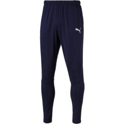 Spodnie Puma Liga Pants Pro, Mężczyźni. Niebieskie spodnie dresowe męskie Puma, bez wzorów, z dresówki. Za 290.00 zł.