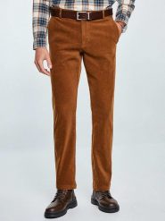 BIG STAR Spodnie chino "Trevis" w kolorze jasnobrązowym rozmiar: W36/L34. Brązowe spodnie materiałowe męskie Big Star, bez wzorów, retro. Za 137.99 zł.