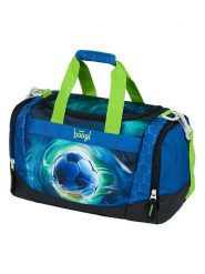 BAAGL Torba sportowa "Football Ball" w kolorze niebiesko-zielonym - 38 x 25 x 22 cm rozmiar: onesize. Niebieskie torebki dziecięce BAAGL. Za 159.59 zł.