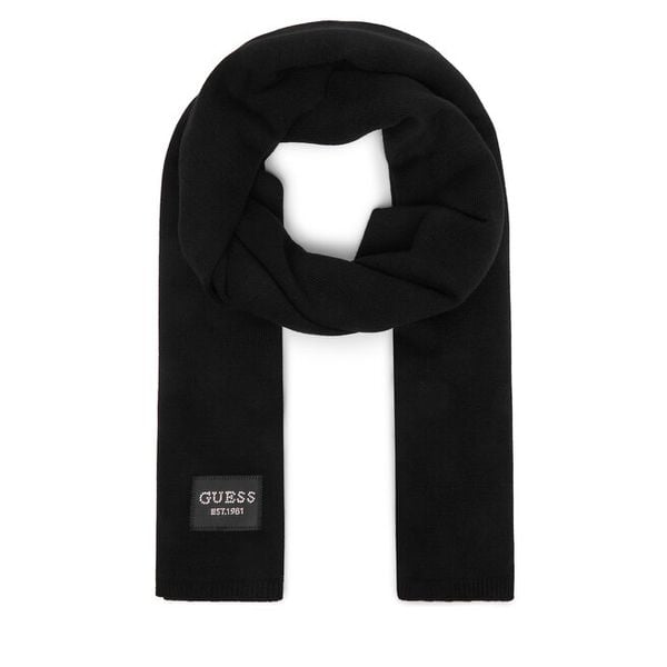 Szalik Guess. Czarne szaliki i kominy damskie Guess, z aplikacjami. Za 234.99 zł.
