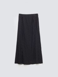 Spódnica damska midi z wiskozy w kropki czarna Carolla 906. Czarne spódniczki damskie Big Star, l, bez wzorów, z wiskozy, casualowe, midi, proste. Za 179.99 zł.