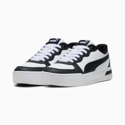 Buty sportowe damskie Puma SKYE WHISPER 37476425. Białe buty sportowe na co dzień damskie Puma, bez wzorów, z gumy. Za 184.26 zł.