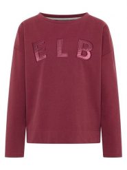 ELBSAND Bluza "Aleah" w kolorze bordowym rozmiar: M. Czerwone bluzy bez kaptura damskie ELBSAND, m, z bawełny. Za 174.43 zł.