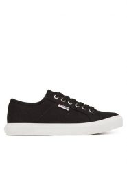 ONLY Shoes Tenisówki Onlnicola 15318098 Czarny. Czarne trampki i tenisówki damskie ONLY Shoes, bez wzorów, z materiału. Za 129.99 zł.