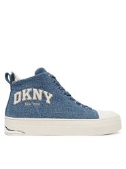 DKNY Trampki Yaser K3566923 Granatowy. Niebieskie trampki i tenisówki damskie DKNY, bez wzorów, z materiału. Za 379.99 zł.
