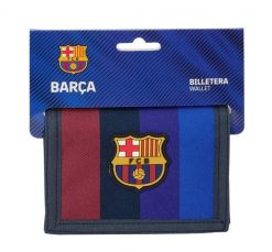 FC Barcelona portfel wielokolorowy. Czarne portfele damskie FC Barcelona, bez wzorów, z materiału. Za 59.00 zł.