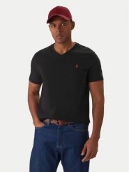 Polo Ralph Lauren T-Shirt 710671453124 Czarny Custom Slim Fit. Czarne koszulki polo męskie Polo Ralph Lauren, l, bez wzorów, z bawełny, bez ramiączek. Za 379.99 zł.