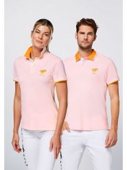 Polo Sylt Koszulka polo w kolorze jasnoróżowym rozmiar: L. Różowe bluzki damskie Polo Sylt, l, bez wzorów, bez ramiączek. Za 105.14 zł.