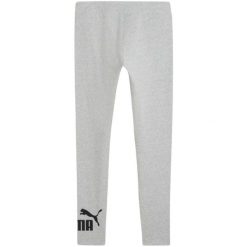 Legginsy Damskie Logo Essential No.1. Szare legginsy damskie Puma, bez wzorów. Za 139.99 zł.